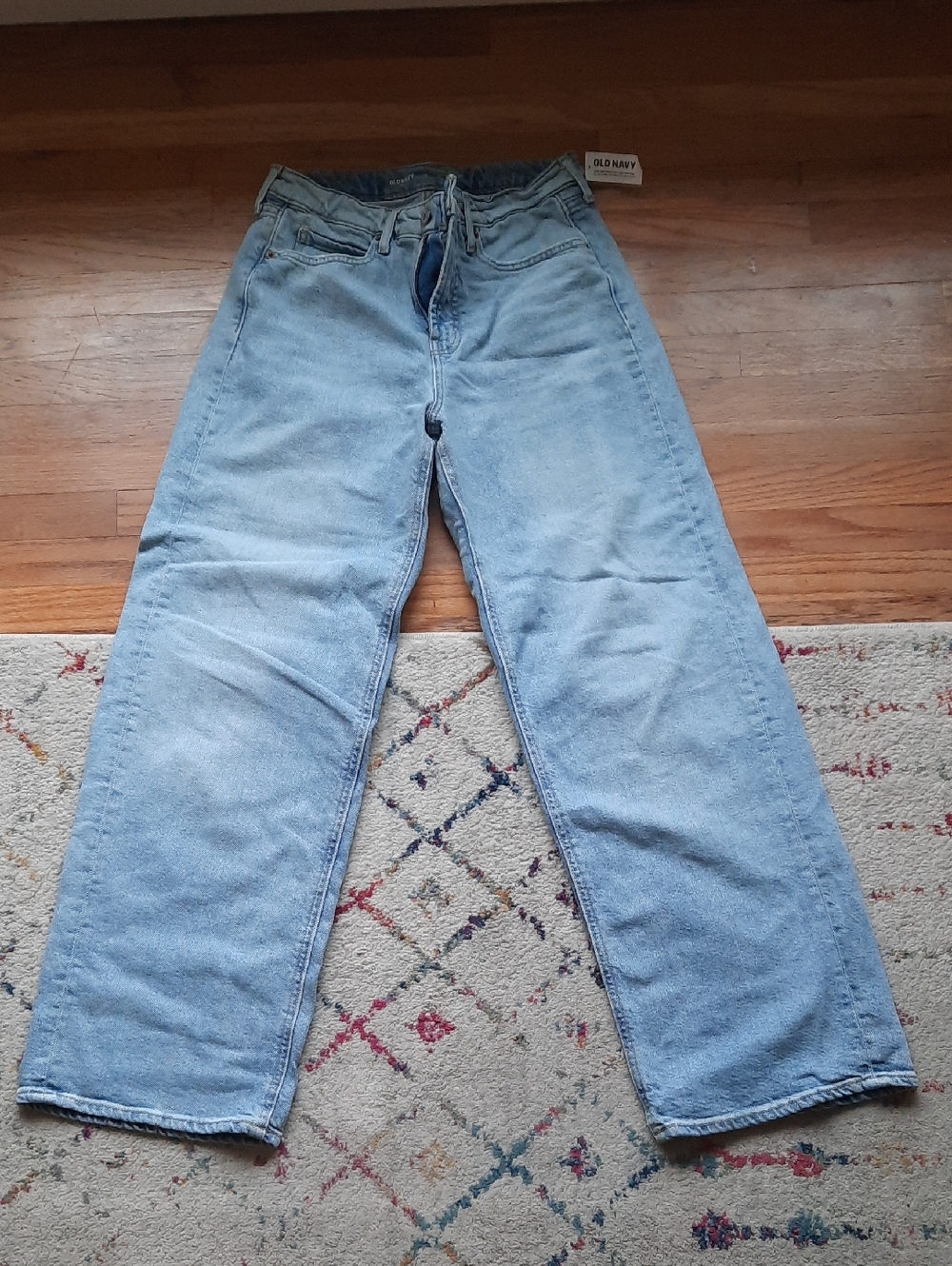 Old Navy Extra High-rise Sky Hi Wide Leg Jeans 4